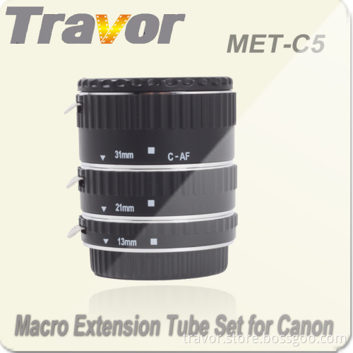 Extension Tube Set (Met-C5) with 3-Piece for Canon--Metal (Copper)